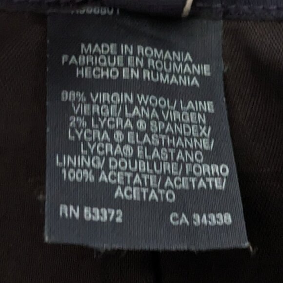 Black Classic Blazer French Connection Size 8 Single Breasted - Picture 6 of 6